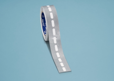 Kantenverschlussband silber á 7,5 Meter selbstklebend mit Membrane für 10er Stegplatten