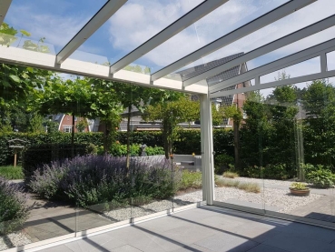 Terrassenüberdachung California - 600 x 350 cm - mit VSG-Glas