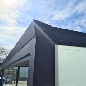 Terrassenüberdachung Premium - 500 x 450 cm - mit 8 mm Sicherheitsglas